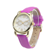 Relojes analógicos para mujer Reloj de pulsera de cuarzo Reloj informal de negocios Reloj de vestir único Correa de números romanos Moda para mujer